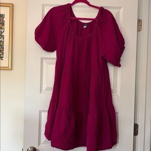 Old Navy Raspberry Short Sleeve Top